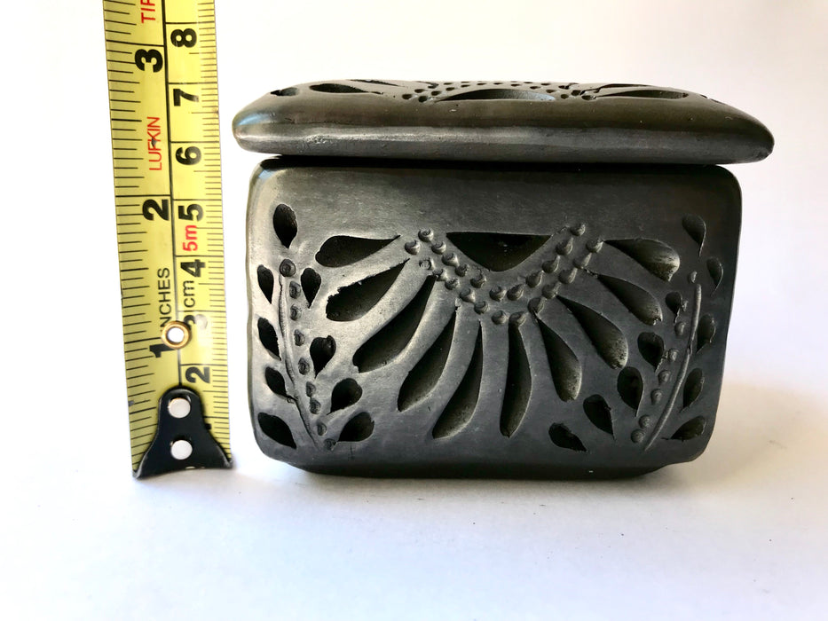 Black Clay Sugar and Cream Packet Holder