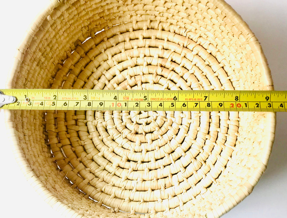 White Palm Fiber Tortillero / Bread Basket - Large