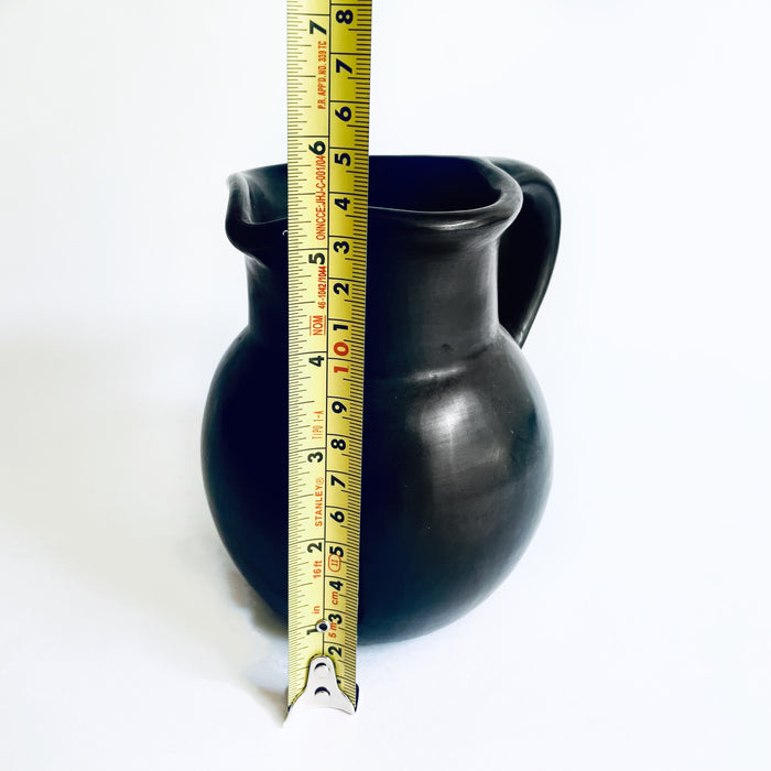 Black Clay Pitcher - Medium