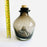 Blown Glass Wasp Catcher Style Tequila / Mezcal Bottle -Smoke