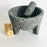 Volcanic Rock Mortar & Pestle - Molcajete - 3 Legged Tall - Classic - 8”