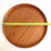 Wooden Base Plates - Natural Cedar - Set of 4