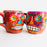 Colorful Hand-Painted and Glazed Calavera Mug