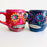 Colorful Hand-Painted and Glazed Calavera Mug