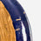 Glazed Clay Plate - Large - Cobalt Blue
