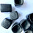 Black Clay Tequila/Mezcal Shot Glasses - Rectangular