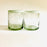 Blown Glass Tumbler With Colored Rim