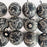 Carved Gourd Ornamental Sphere - Black
