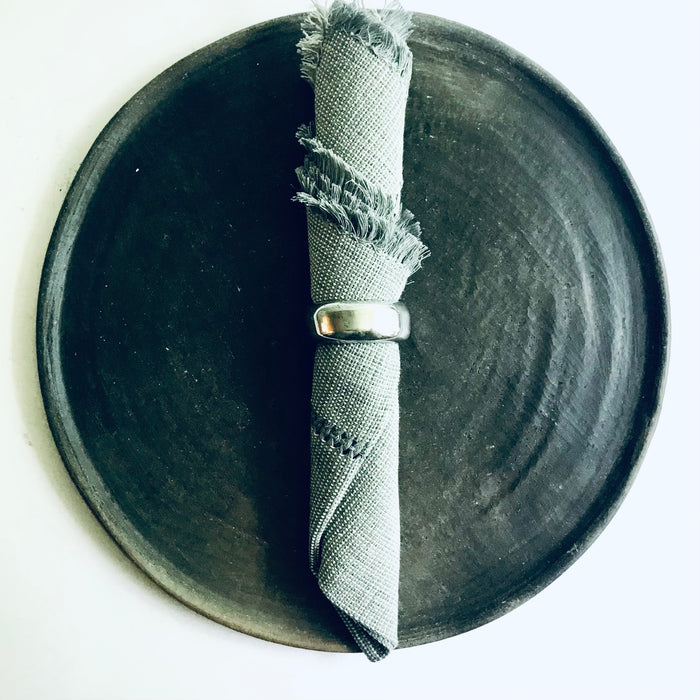 Pewter Napkin Rings - Set of 4