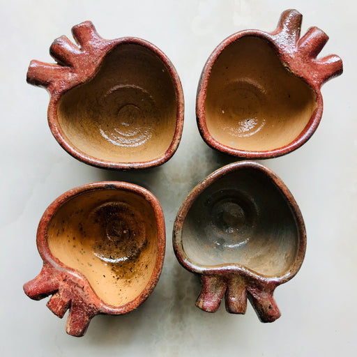 Smoked Clay Mezcal Glasses - Set of 4