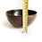 Burnished Clay Bowl - Large - Brown
