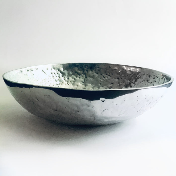 Pewter Fruit Bowl - Large - 16”