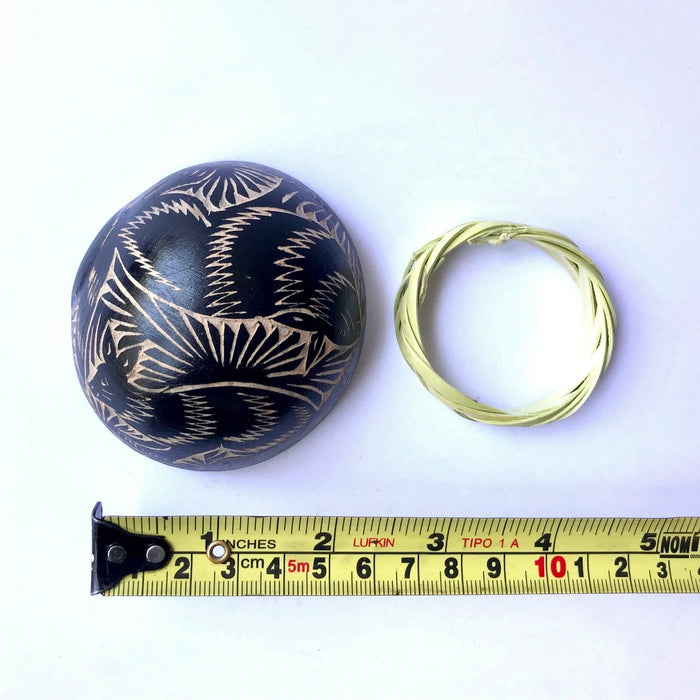 Carved Gourd Mezcal Cup (Jícara de Guaje)