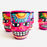 Colorful Hand-Painted and Glazed Calavera Tequila/Mezcal Shot Glass