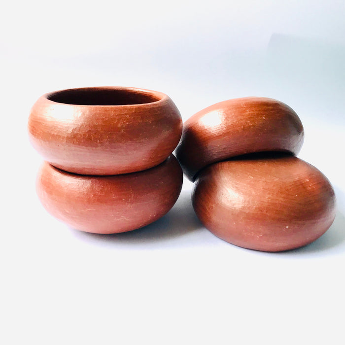 Red Clay Mezcal Copita - Wide with Curved Edges