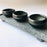 Black Clay Mezcal Copita - Wide with Curved Edges