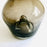 Blown Glass Wasp Catcher Style Tequila / Mezcal Bottle -Smoke