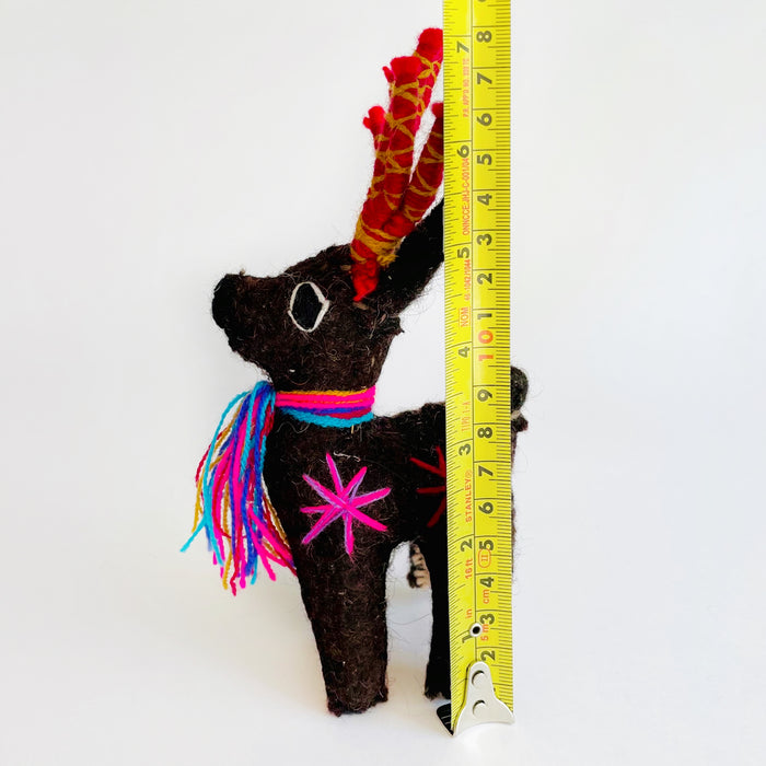 Reindeer - Christmas Decoration - Colored Wool - Small