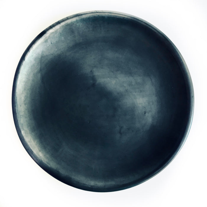 Black Clay Plate - Matte - Medium 25cm/10”