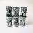 Black Hand-Painted and Glazed Tequila and Mezcal Shot Glass