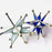 Mexico 1492 - Tinplate borders and colored glass star can be a stunning detail on your table, mantelpiece, nightstand, an amazing Christmas tree ornament, or a garland pendant.  