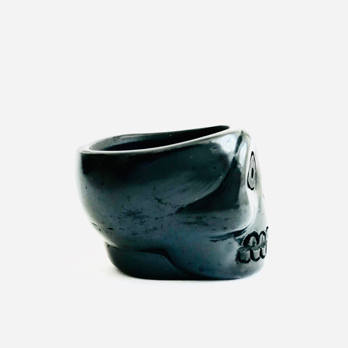 Black Clay Calavera Tequila/Mezcal Shot Glasses