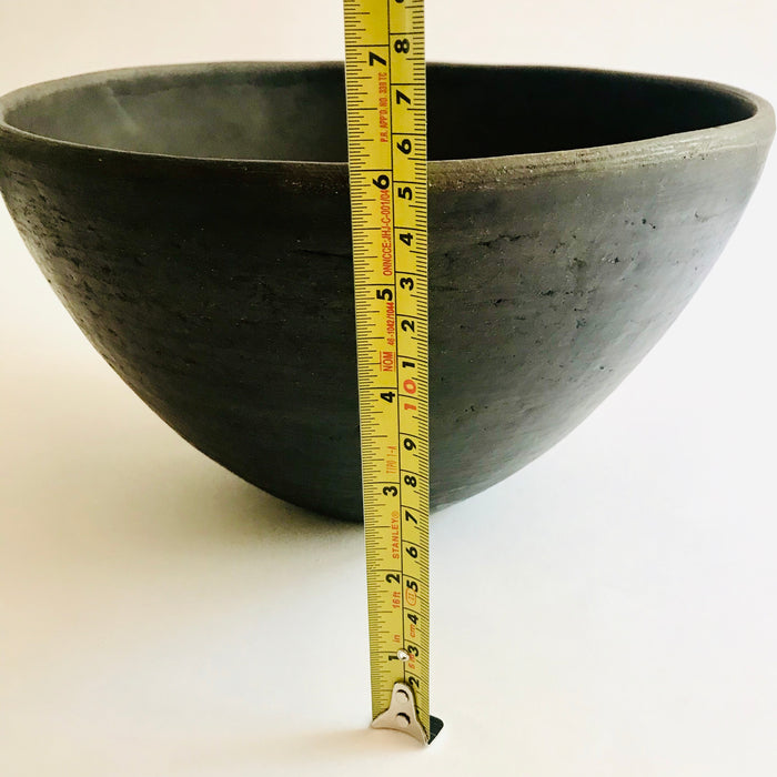 Copy of Smoked Clay Salad Bowl - Large - Old photos