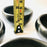 Black Clay Mezcal Copita - Wide with Curved Edges
