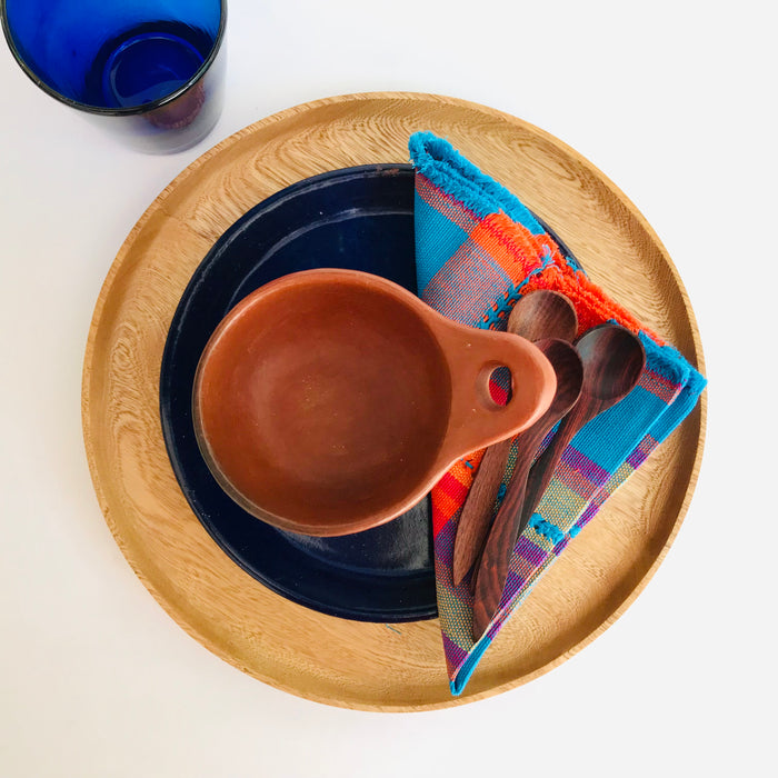 Wooden Base Plates - Natural Rosewood - Set of 4