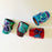 Colorful Hand-Painted and Glazed Calavera Tequila/Mezcal Shot Glass