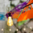Mexico 1492: Garland of 10 banners of papel picado on a 5m (16ft) long string, with Día de Muertos (Day of the Dead) theme. Each garland carries 10 different colors and designs with the same Day of the Dead theme: skeletons carrying coffin, dancing, riding a horse or a bike, as mariachi, with cake, on a wedding, at the altar… A magnificent, colorful, so typical ornament that may be one of the most recognizable Mexican symbols today, was created and still handmade in the state of Puebla.