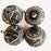 Carved Gourd Ornamental Sphere - Black
