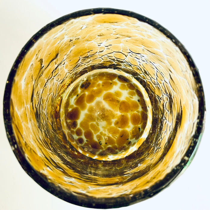 Blown Glass Tumbler With Speckles