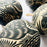 Mexico 1492 - Black carved gourd sphere (guaje), handmade in Oaxaca, perfect Christmas ornament