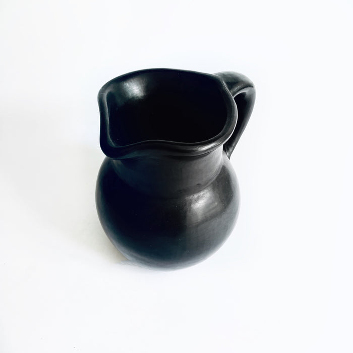 Black Clay Pitcher - Medium