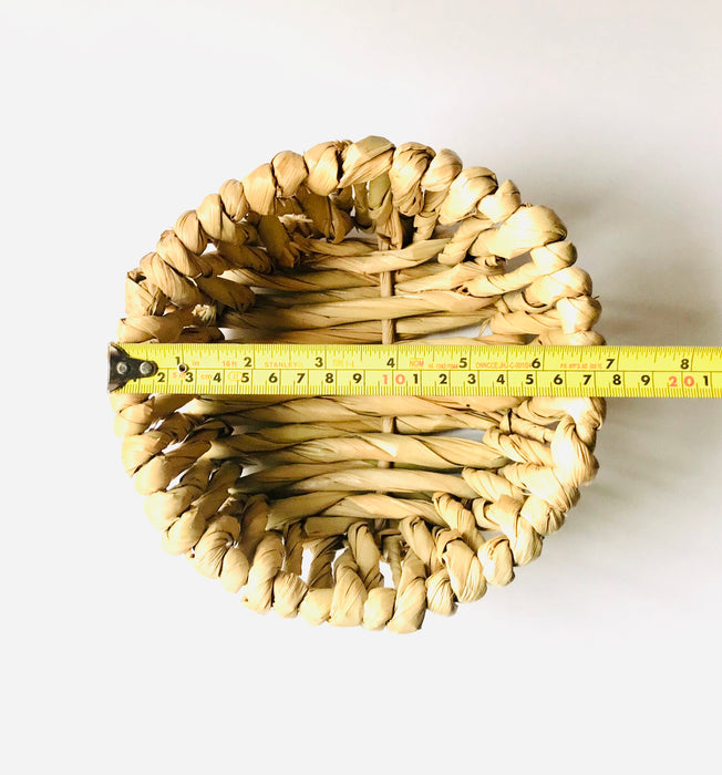 Mexico 1492 - Woven bulrush thread bread basket