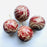 Carved Gourd Ornamental Sphere - Red
