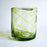 Blown Glass Swirl Tumbler