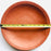 Red Clay Dinner Plate with Flat Borders - Large - 11”