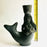 Black Clay Mermaid Candleholder