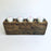 Mango Wood Antique Piloncillo Mold - 4 Holes Candle Holder