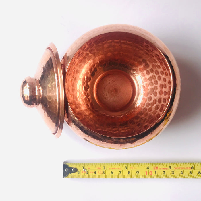 Copper Sugar Bowl - Round