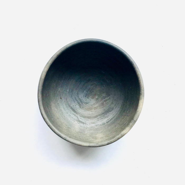 Brown Smoked Clay Bowl 6”