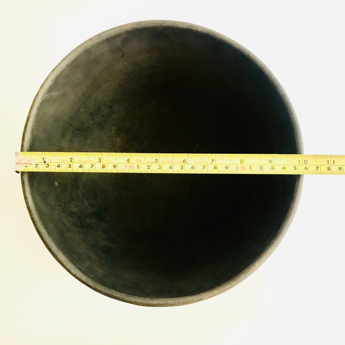 Copy of Smoked Clay Salad Bowl - Large - Old photos