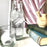 Blown Glass Water Carafe & Glass - Large - Cylindrical - Clear