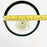 Blown Glass Margarita/Martini Glass With Colored Rim