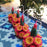 Oaxacan Ornamented Candle with Petals and Leaves - Various Hights