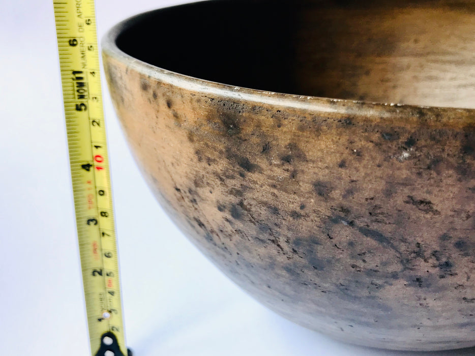 Copy of Smoked Clay Salad Bowl - Large - Old photos