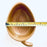 Burnished Clay Leaf Salsa Bowl - Tan