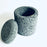 Volcanic Rock Spice Jars with Lids - Set of 3
